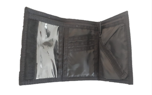 Portemonnee Beerschot met klittenbandsluiting. Open 24 x 13 x 2cm